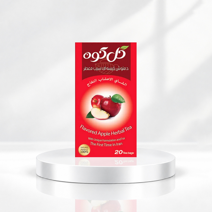 golkoh apple herbal tea دمنوش کیسه ای سیب گل کوه
