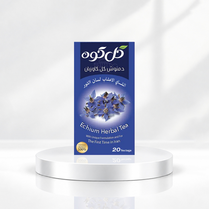 golkoh echium herbal tea دمنوش کیسه ای گل گاو زبان گل کوه