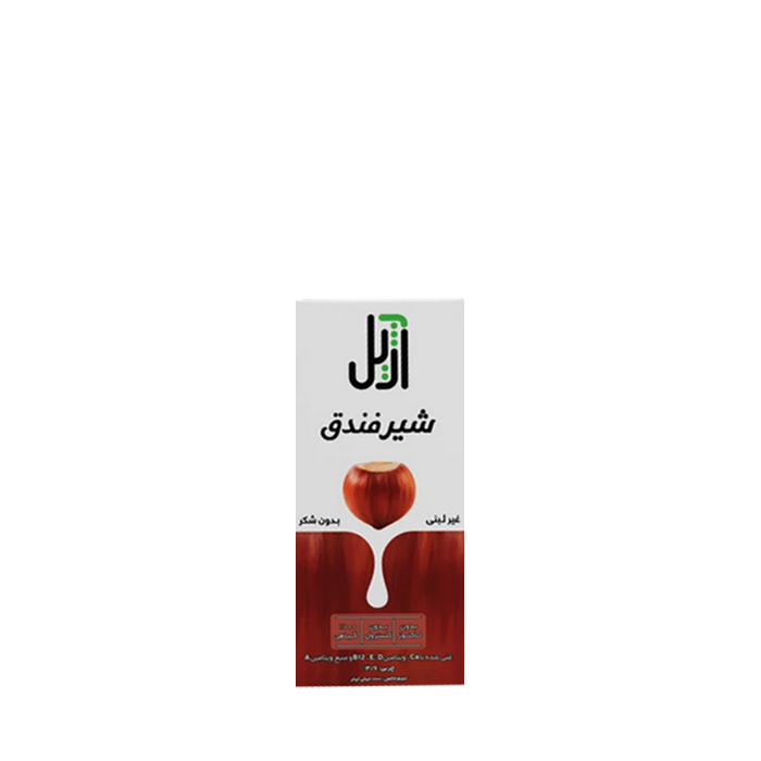 hazelnut milk 200cc شیر فندق بدون گلوتن آژیل