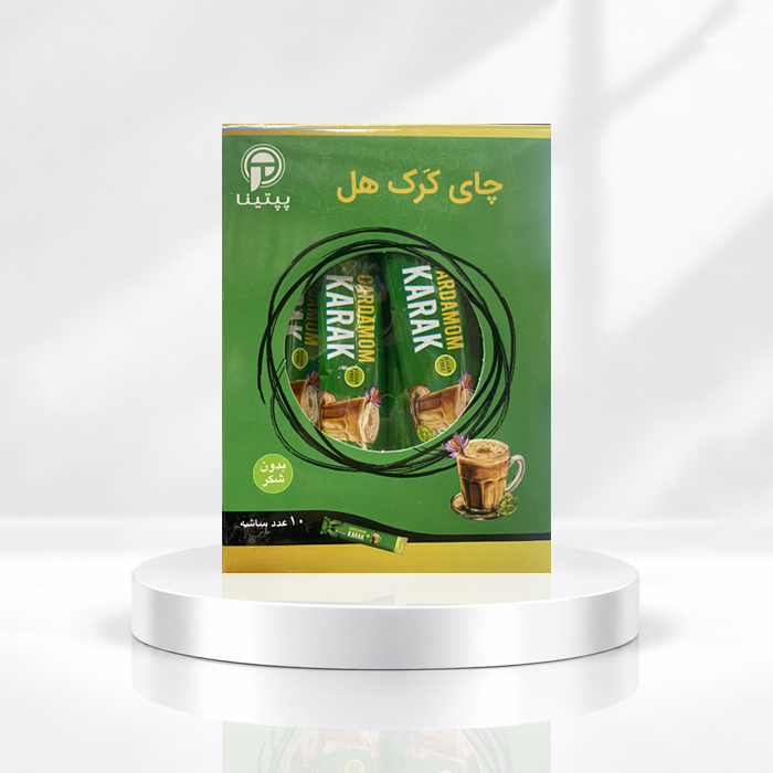 peptina-karak-tea-cardamom T چای کرک رژیمی و بدون شکر با طعم هل