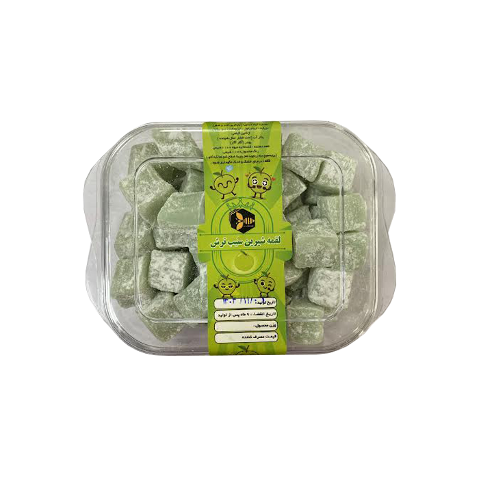 sugar free sweet candy apple لوکوم رژیمی و بدون قند سیب ترش